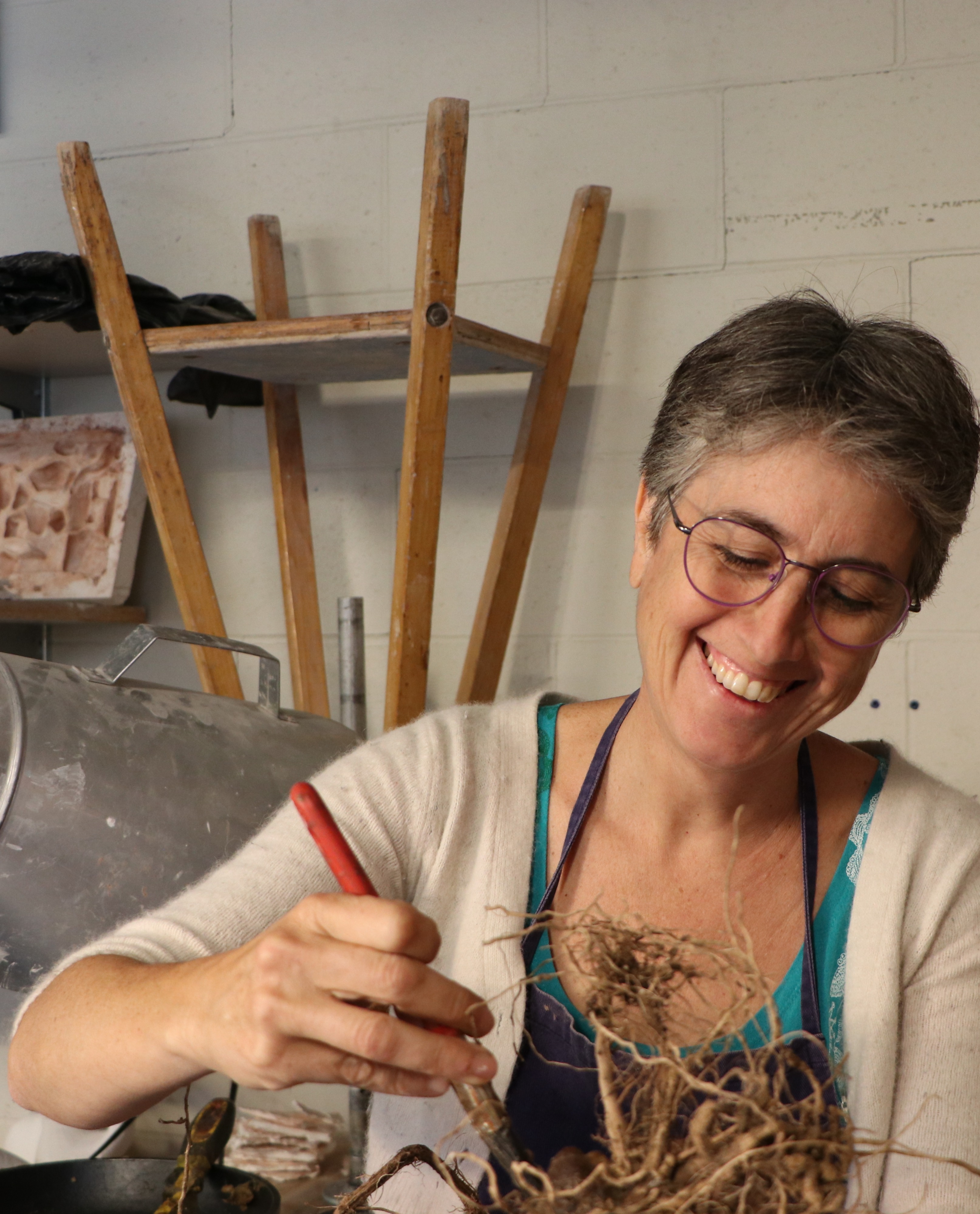 Acrylic on canvas, detail